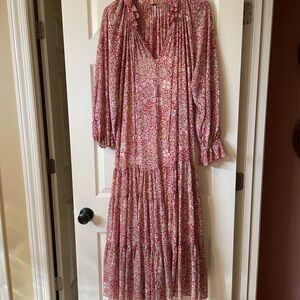 Free People groovy maxi dress Large with slip